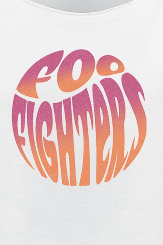 Gothicana By Emp "Circle" T-Shirt White By Foo Fighters
