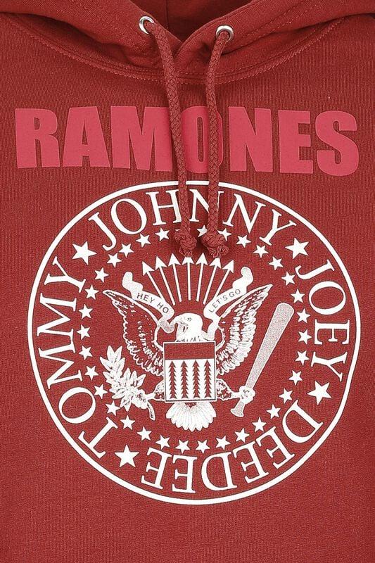 Gothicana By Emp "Classic Crest" Hoodie Red By Ramones