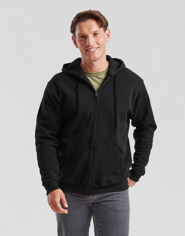 gothicana by emp "CLASSIC HOODED SWEAT JACKET" Hoodie Jacket black by Fruit Of The Loom