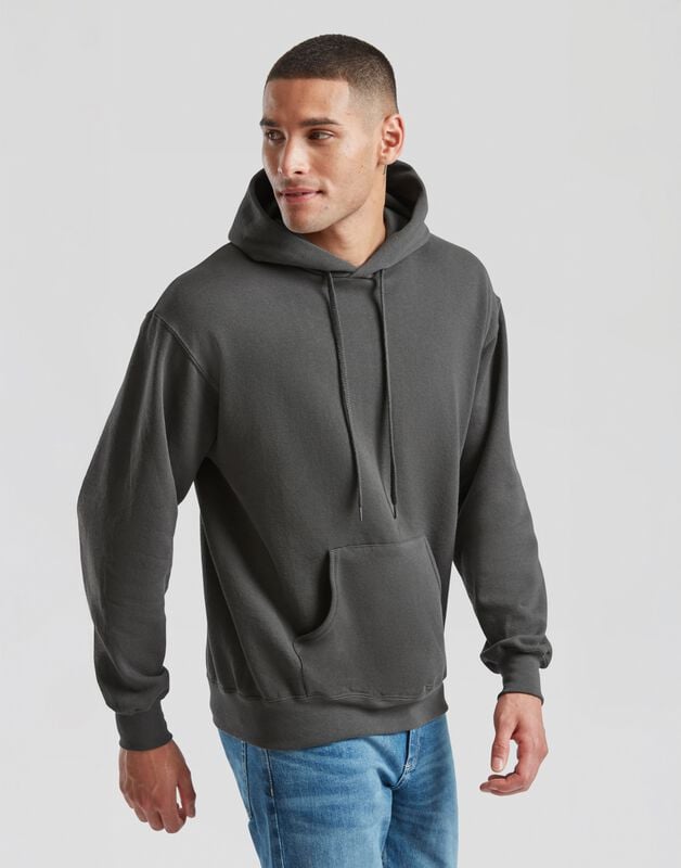 Gothicana By Emp "CLASSIC HOODIE" Hoodie Graphite By Fruit Of The Loom