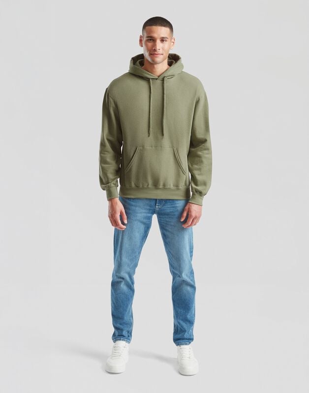 Gothicana By Emp "CLASSIC HOODIE" Hoodie Olive By Fruit Of The Loom