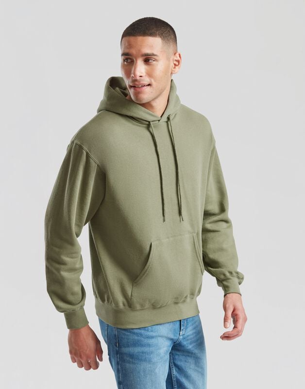 Gothicana By Emp "CLASSIC HOODIE" Hoodie Olive By Fruit Of The Loom