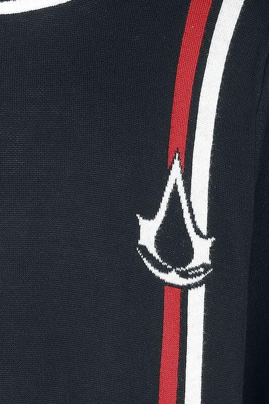Gothicana By Emp "Classic Logo" Knit Jumper Black By Assassin's Creed