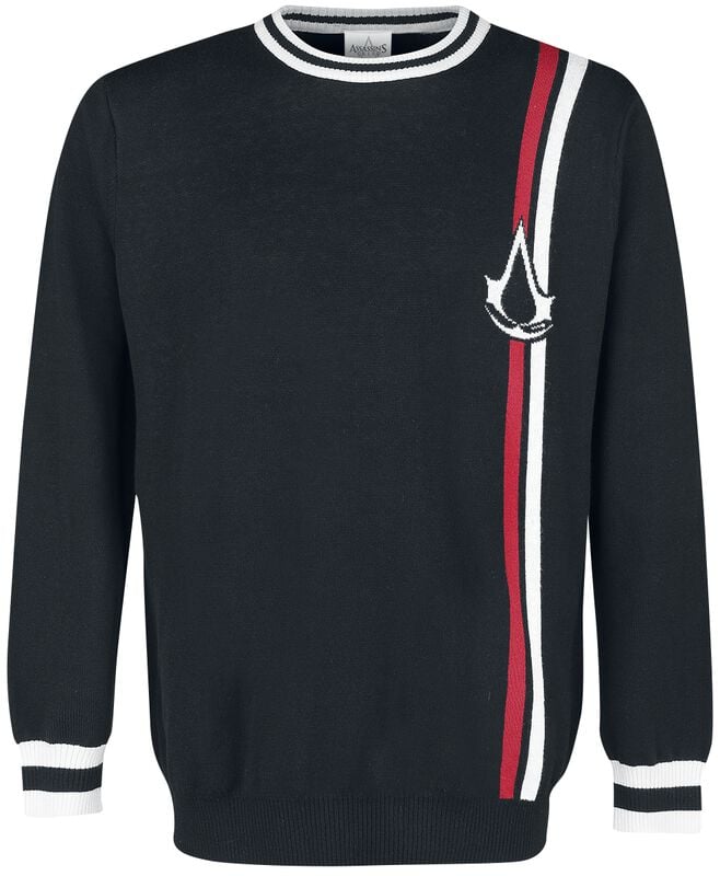 gothicana by emp "Classic Logo" Knit jumper black by Assassin's Creed