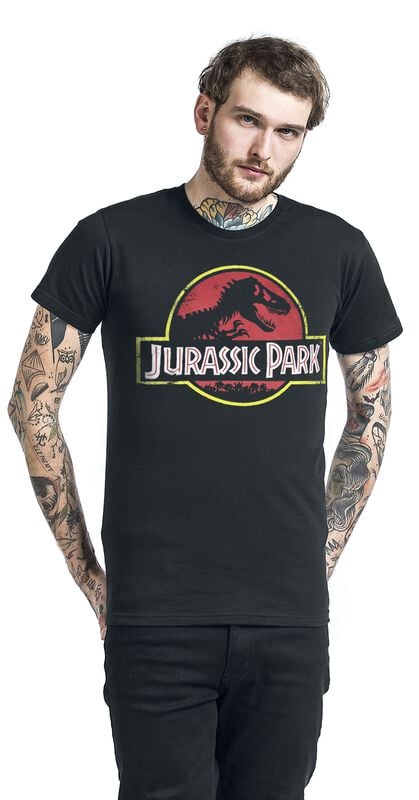 Gothicana By Emp "Classic Logo" T-Shirt Black By Jurassic Park