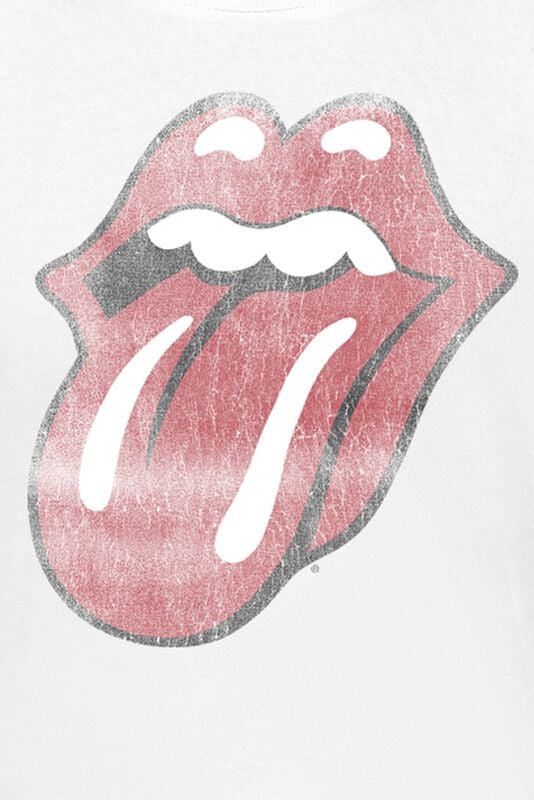 Gothicana By Emp "Classic Tongue" T-Shirt White By The Rolling Stones