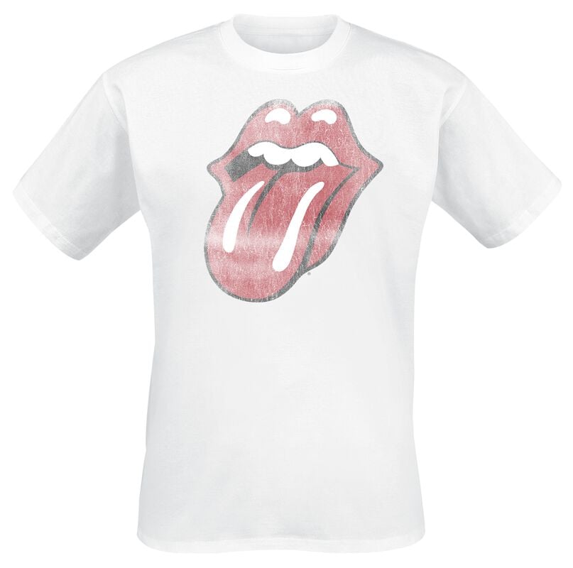 gothicana by emp "Classic Tongue" T-Shirt white by The Rolling Stones