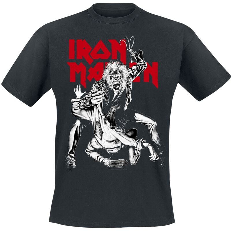 gothicana by emp "Claw Crop Red" T-Shirt black by Iron Maiden