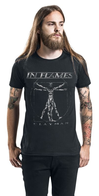 Gothicana By Emp "Clayman Vintage" T-Shirt Black By In Flames