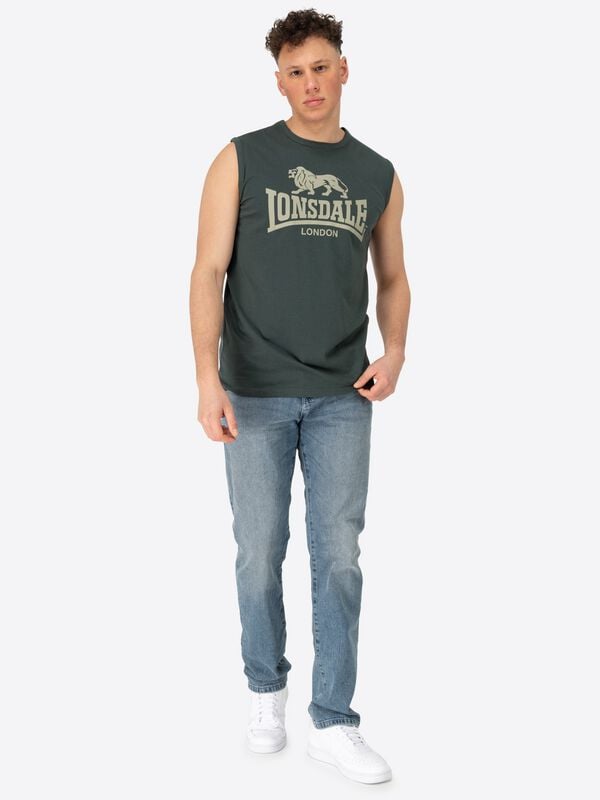 Gothicana By Emp "CLOPTON" Tanktop Green By Lonsdale London