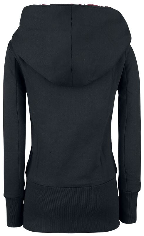 Gothicana By Emp "Closer" Hoodie Jacket Black By RED By EMP