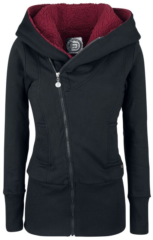 gothicana by emp "Closer" Hoodie Jacket black by RED by EMP