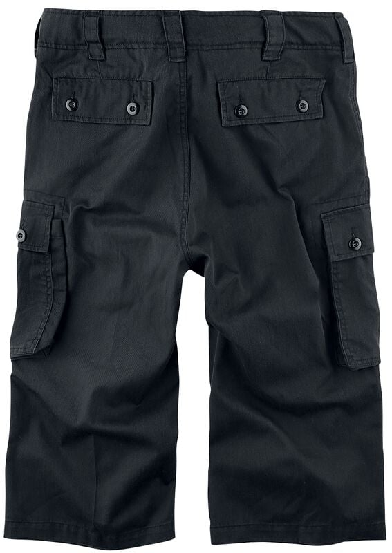 Gothicana By Emp "Cody 3/4 Vintage Short" Shorts Black By Brandit