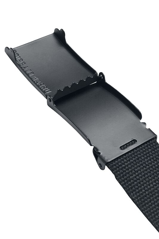 Gothicana By Emp "Colored Buckle Canvas Belt" Belt Black By Urban Classics