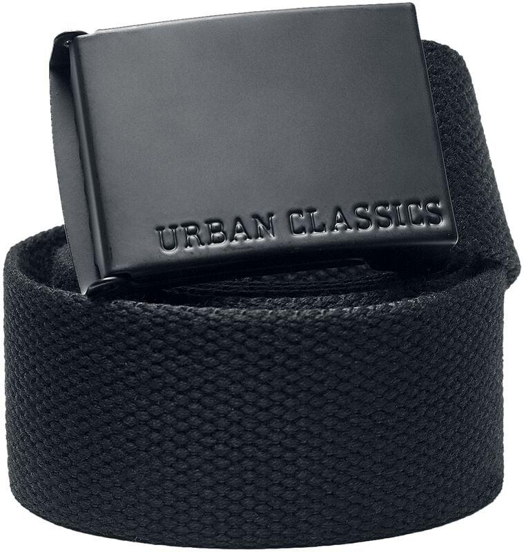 gothicana by emp "Colored Buckle Canvas Belt" Belt black by Urban Classics