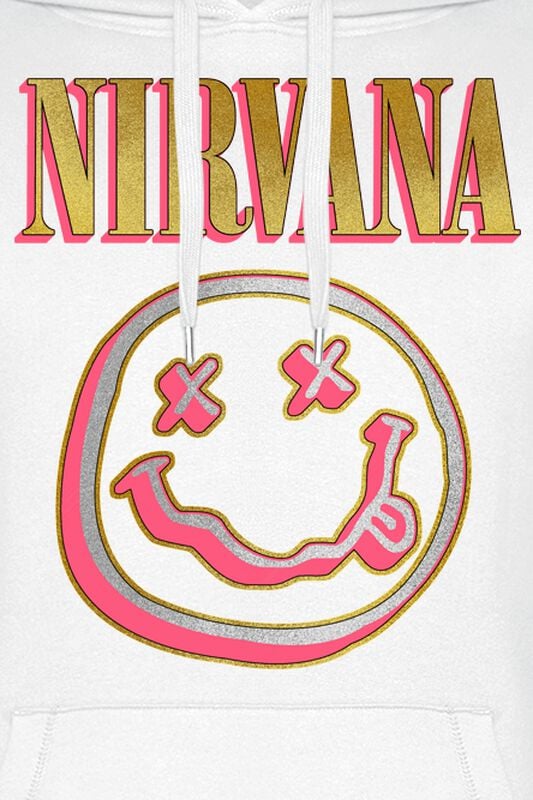 Gothicana By Emp "Coloured Logo" Hoodie White By Nirvana