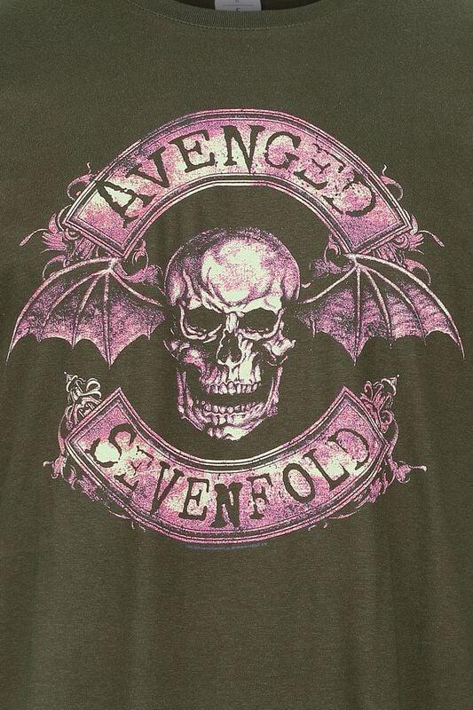 Gothicana By Emp "Coloured Logo" T-Shirt Green By Avenged Sevenfold