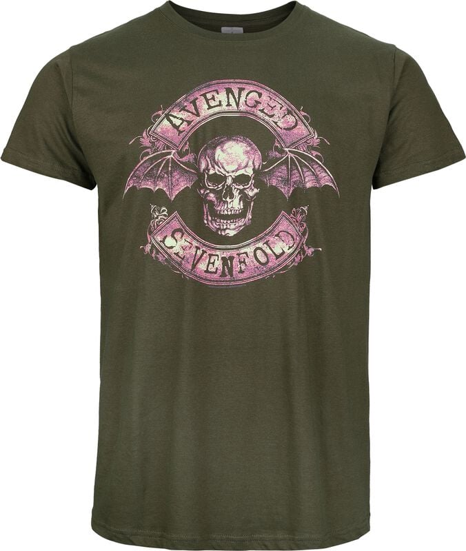 gothicana by emp "Coloured Logo" T-Shirt green by Avenged Sevenfold