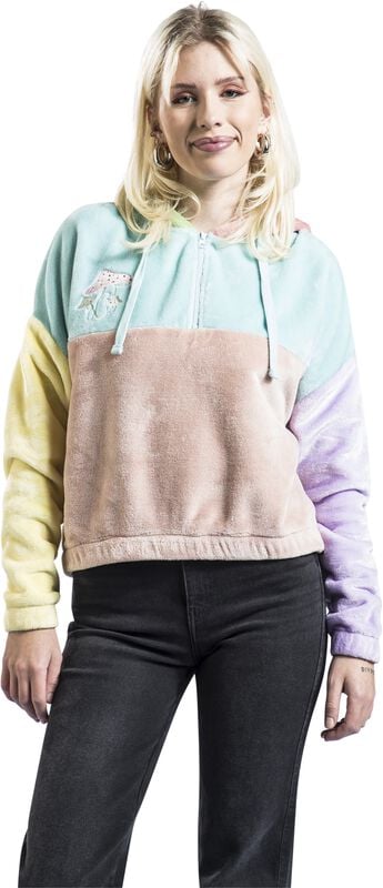 Gothicana By Emp "Colourful Hoodie With Embroidery" Hoodie Multicolour By Full Volume By EMP