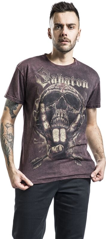 gothicana by emp "Come Touch My Metal Machine" T-Shirt rust by Sabaton