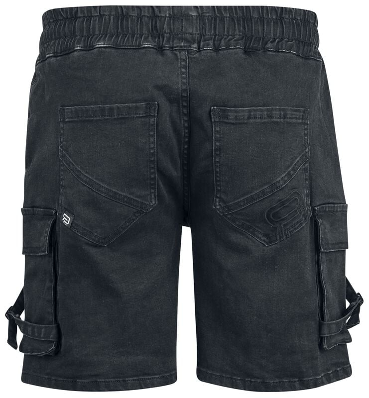 Gothicana By Emp "Comfortable Denim Shorts" Shorts Black By RED By EMP