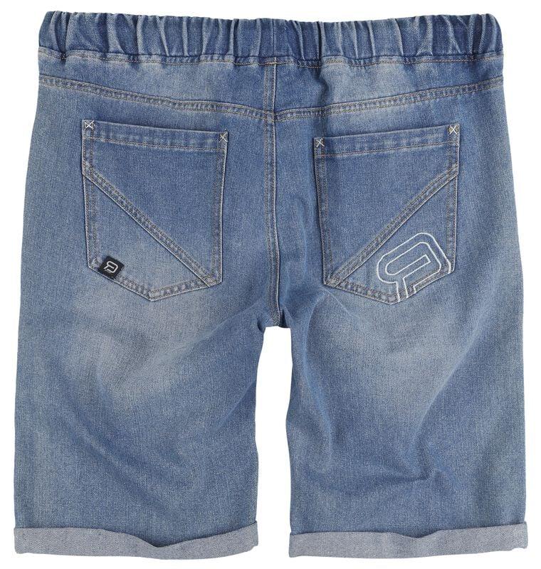 Gothicana By Emp "Comfortable Denim Shorts" Shorts Blue By RED By EMP