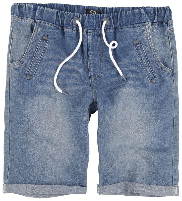 gothicana by emp "Comfortable denim shorts" Shorts blue by RED by EMP