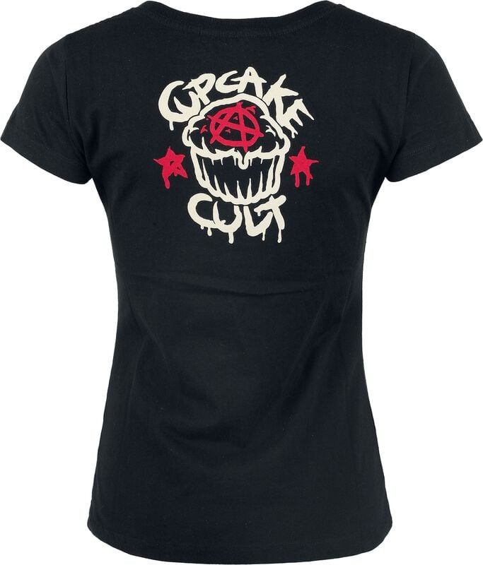 Gothicana By Emp "Comic Bunny T-Shirt" T-Shirt Black By Cupcake Cult