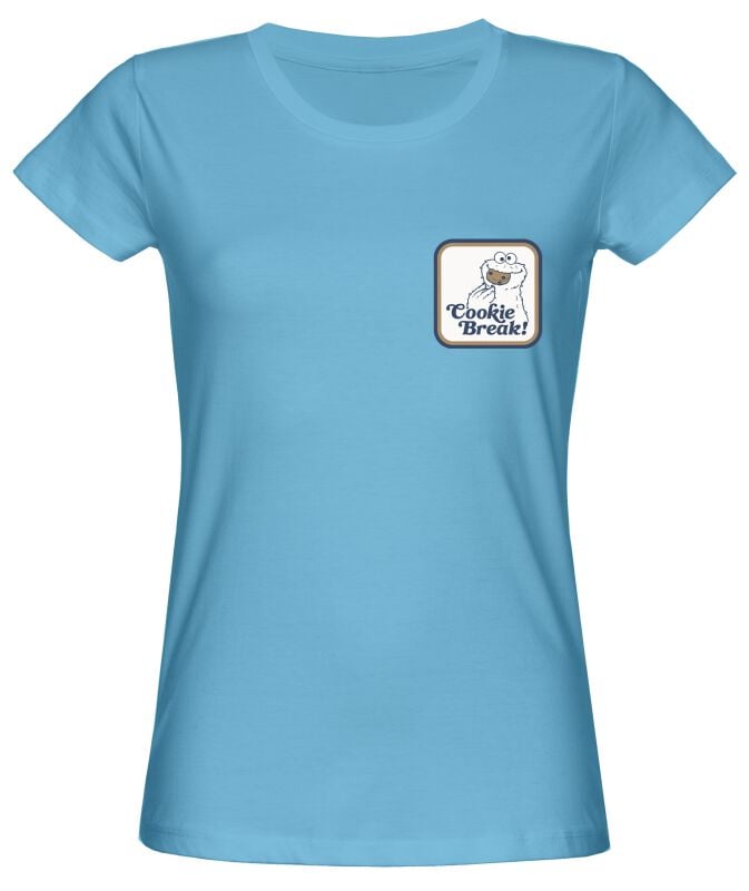 gothicana by emp "Cookie Monster - Break" T-Shirt turquoise by Sesame Street