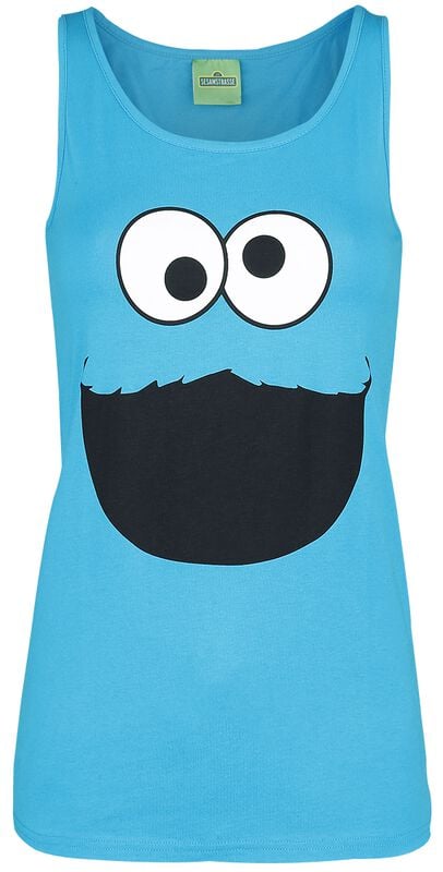 Gothicana By Emp "Cookie Monster - Face" Pyjama Blue By Sesame Street