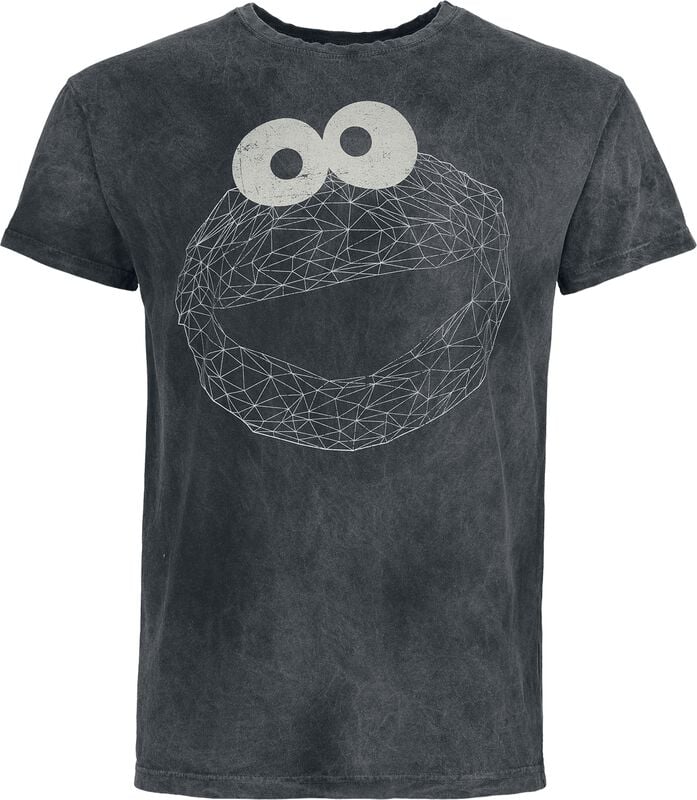 gothicana by emp "Cookie Monster - Glow in the dark" T-Shirt black by Sesame Street