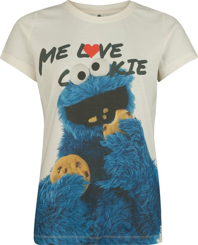 gothicana by emp "Cookie Monster - Me Love Cookie" T-Shirt multicolour by Sesame Street
