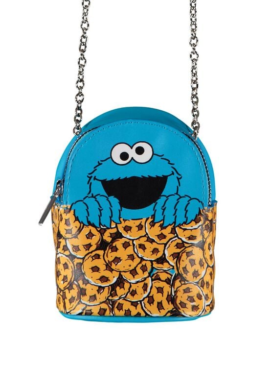 gothicana by emp "Cookie Monster - Micro Bag" Shoulder Bag multicolour by Sesame Street