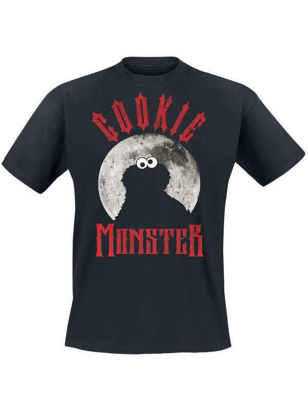 gothicana by emp "Cookie Monster - Moonlight" T-Shirt black by Sesame Street