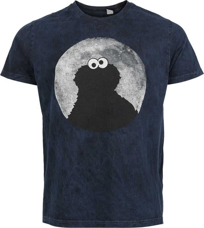 gothicana by emp "Cookie Monster - Moonlight" T-Shirt blue by Sesame Street