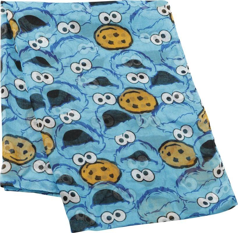 Gothicana By Emp "Cookie Monster" Scarf Blue By Sesame Street