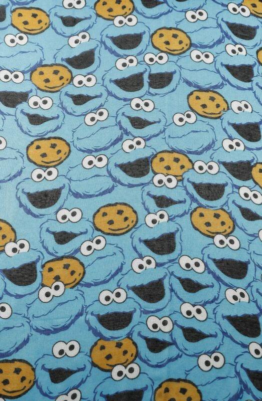 Gothicana By Emp "Cookie Monster" Scarf Blue By Sesame Street