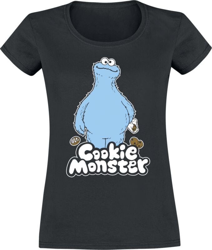 gothicana by emp "Cookie Monster" T-Shirt black by Sesame Street