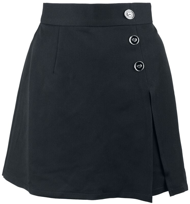 gothicana by emp "Cooper Skorts" Shorts black by Hell Bunny