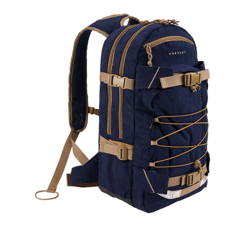 gothicana by emp "Cord Laptop Louis" Backpack navy-beige by Forvert