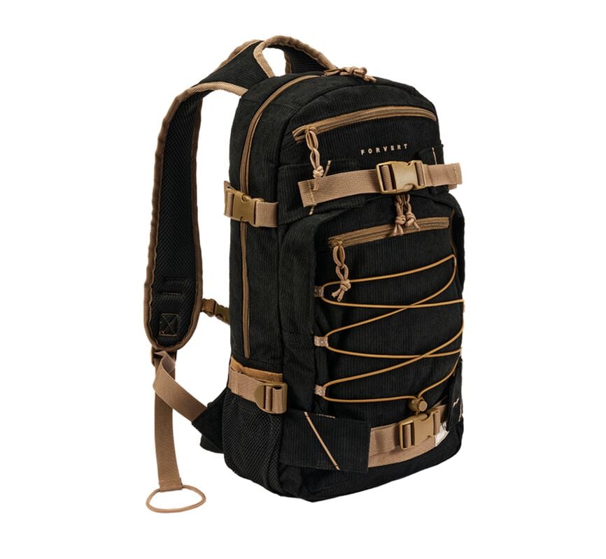 gothicana by emp "Cord Louis" Backpack black-brown by Forvert