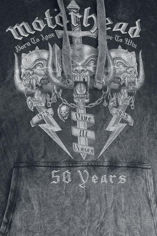 Gothicana By Emp "Core 50th" Hoodie Grey By Motörhead