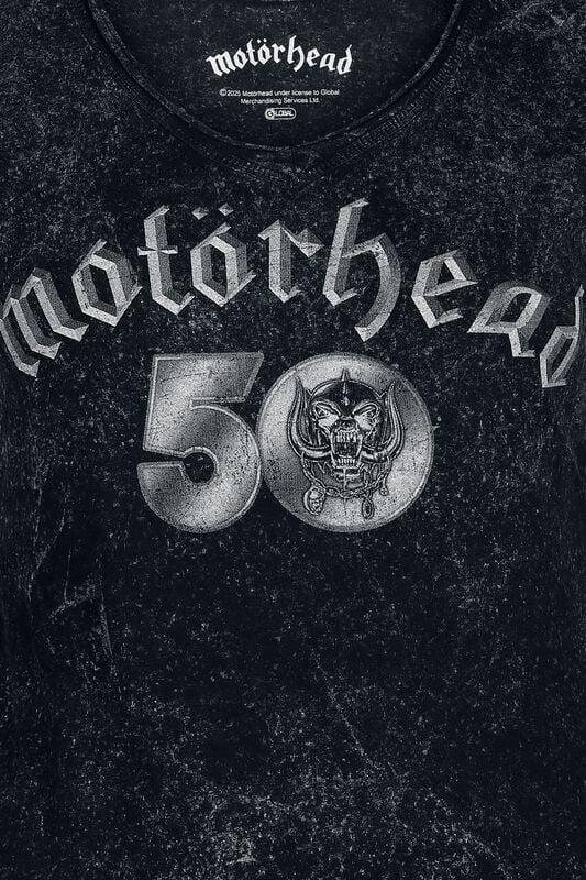 Gothicana By Emp "Core 50th" T-Shirt Grey By Motörhead