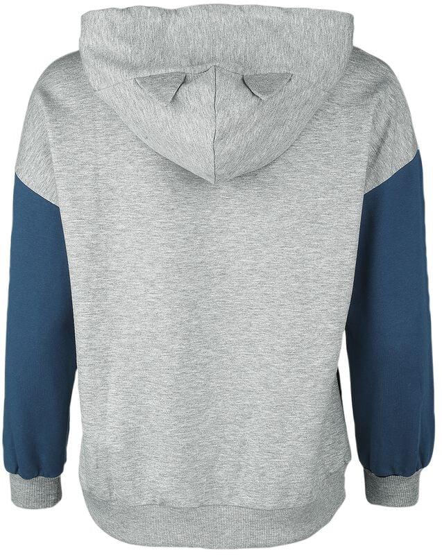 Gothicana By Emp "Coroham" Hoodie Grey-blue By Amufun