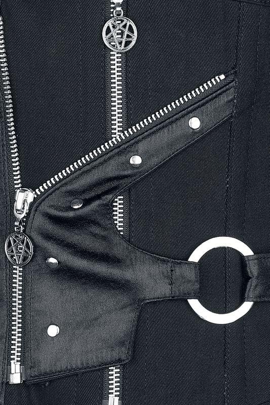 Gothicana By Emp "Corset" Corsage Black By Gothicana By EMP