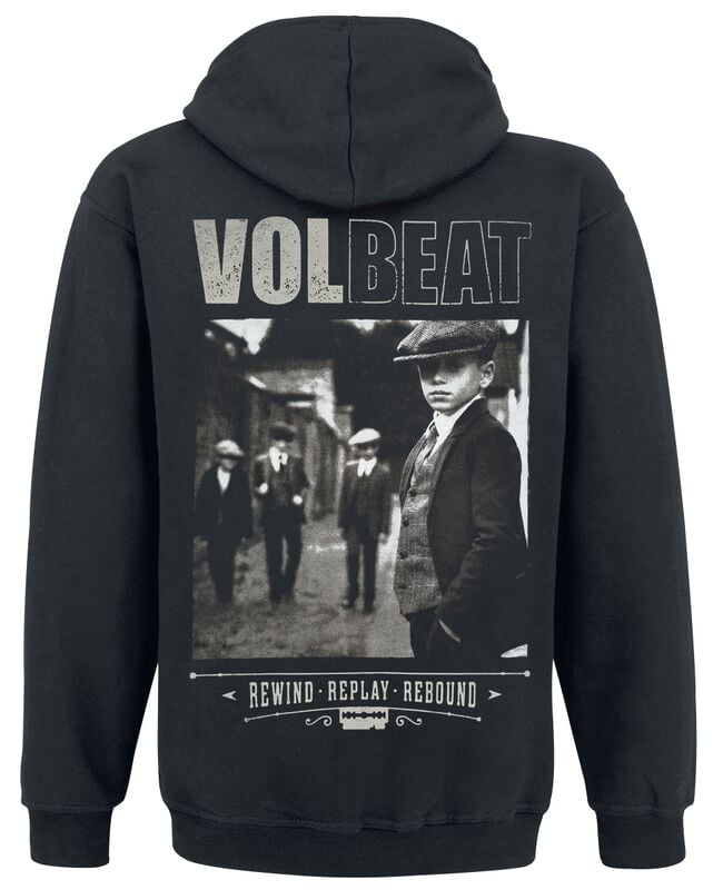 Gothicana By Emp "Cover - Rewind Replay Rebound" Hoodie Black By Volbeat