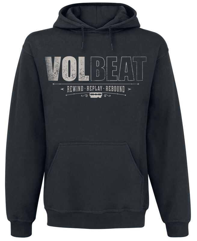 gothicana by emp "Cover - Rewind Replay Rebound" Hoodie black by Volbeat