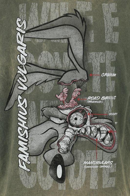 Gothicana By Emp "Coyote - Famishius Vulgaris" T-Shirt Multicolour By Looney Tunes