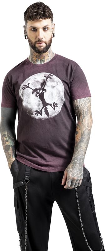 Gothicana By Emp "Coyote - Moon Jump" T-Shirt Multicolour By Looney Tunes