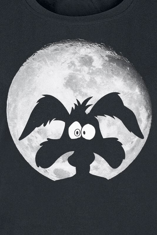 Gothicana By Emp "Coyote - Moonlight" T-Shirt Black By Looney Tunes